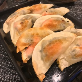 トースターで作れる!明太高菜チーズ餃子
