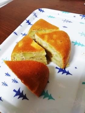 さつまいもとバナナの炊飯器ケーキ