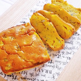 かぼちゃバナナパウンドケーキ 幼児食