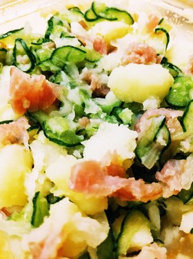 マヨ無し!ヘルシー生ハム入りポテトサラダ
