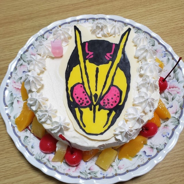 仮面ライダーゼロワン ケーキプレート レシピ 作り方 By はややん508 クックパッド