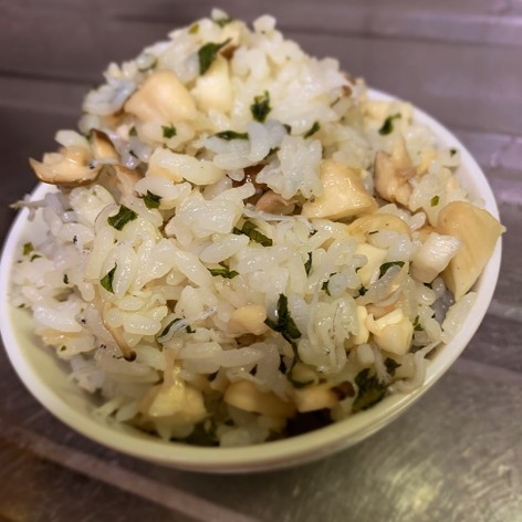 キノコご飯(低温蒸し 調理法)
