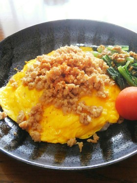 トロトロ卵☆鶏そぼろのオムライス