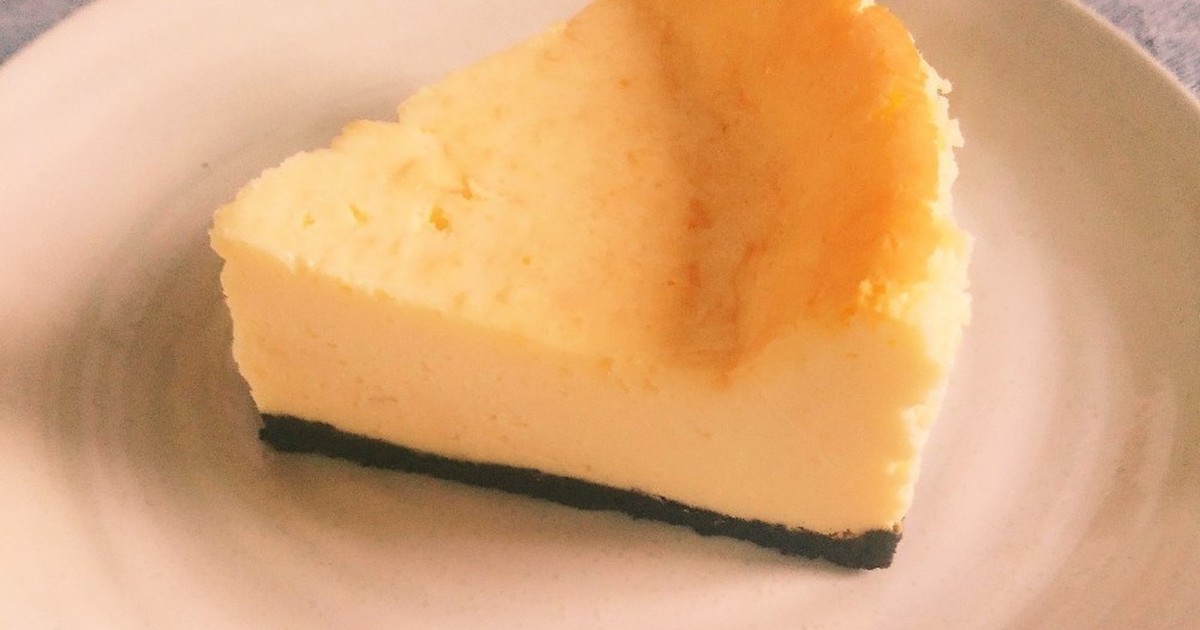 簡単濃厚ベイクドチーズケーキ レシピ 作り方 By けだまだらけ クックパッド 簡単おいしいみんなのレシピが366万品