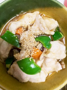 全てレンジ野菜たっぷりチキン南蛮風