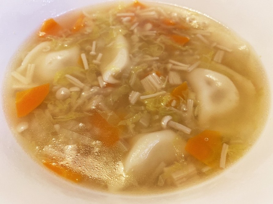 【時短】水餃子スープの画像