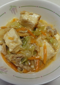 ジャージャン豆腐