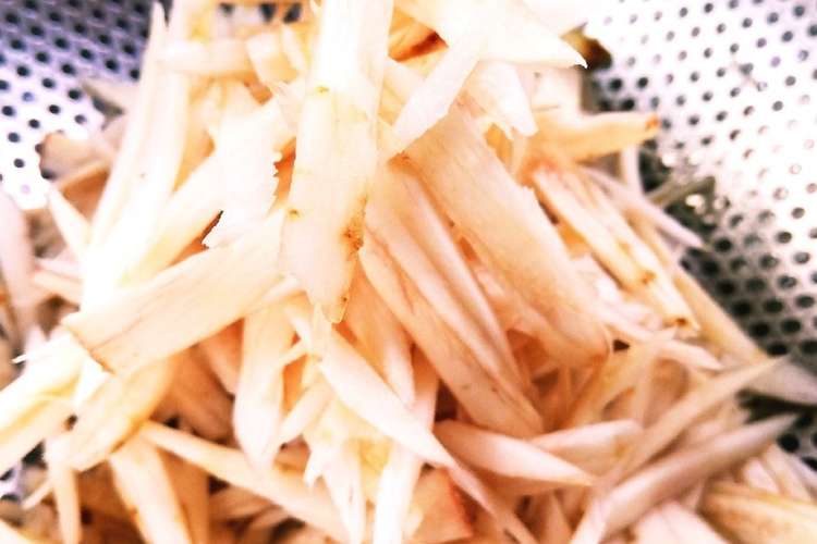 早ワザ ささがきゴボウの作り方 レシピ 作り方 By くうちゃん クックパッド 簡単おいしいみんなのレシピが349万品