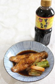 カレイと白ネギの煮物の写真