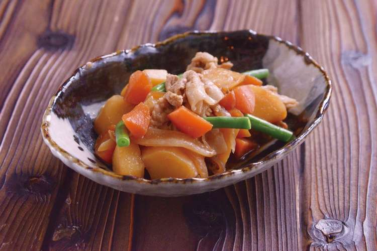 和食のたれを使った豚肉じゃが レシピ 作り方 By 味付けアドバイザー クックパッド 簡単おいしいみんなのレシピが352万品