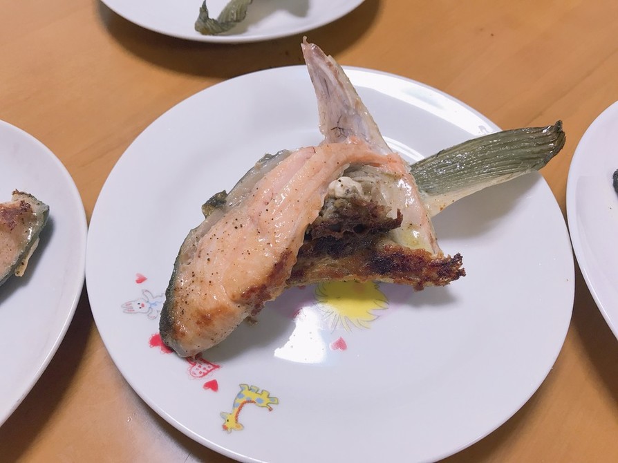 ☆鮭カマもフライパンオリーブ焼きが1番☆の画像