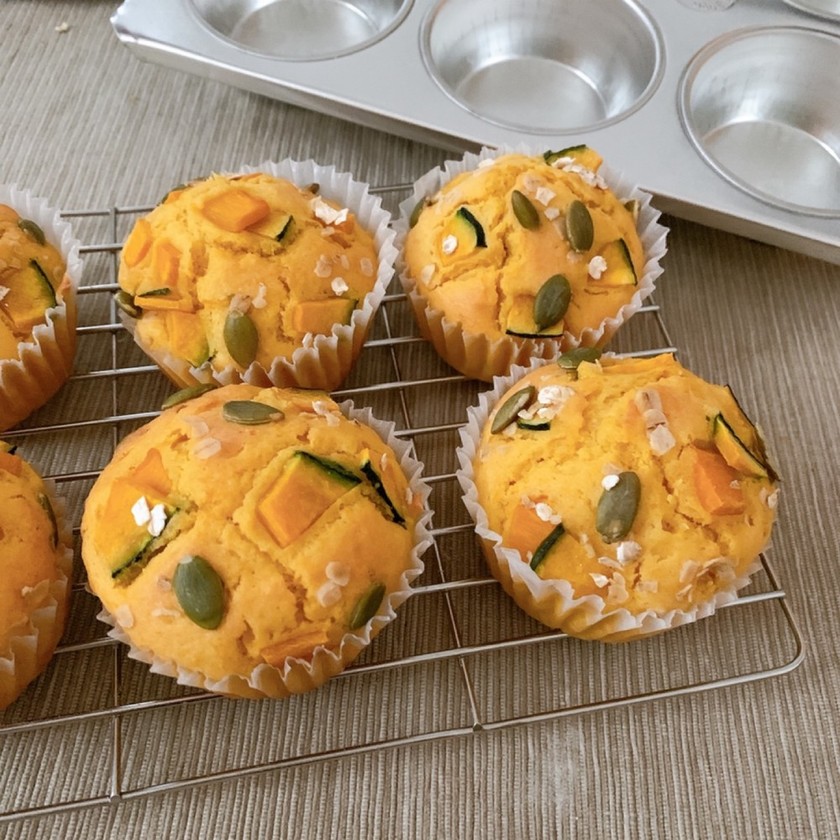 かぼちゃのクリームチーズマフィン レシピ