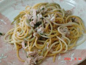 ツナパスタ(レモン風味)