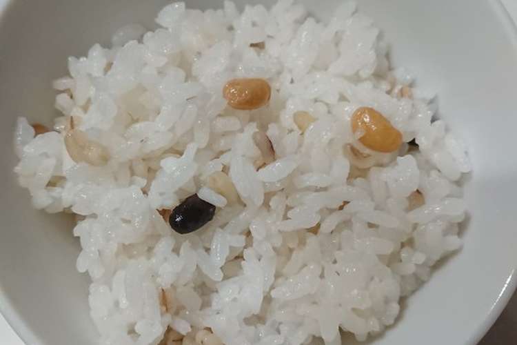 混ぜるだけ 大豆ともち麦ごはん レシピ 作り方 By かんな クックパッド 簡単おいしいみんなのレシピが352万品