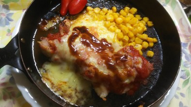 チキンのチーズ焼きの写真