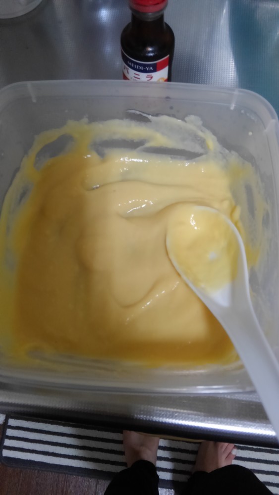 豆乳で作るカスタードクリームの画像