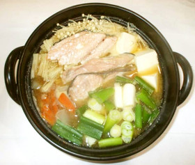 石狩鍋♪簡単鮭味噌鍋