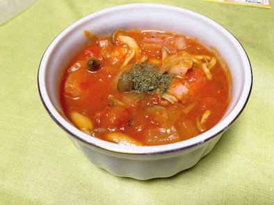 簡単！ヘルシーなトマトスープの写真