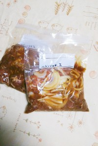 レンジ生姜(甘辛&下味冷凍)
