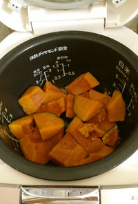 美味しいかぼちゃの煮物（炊飯器調理）