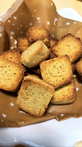 くちどけほろり♪トースターおからクッキー