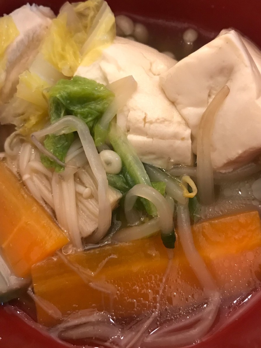 ちゃんこ鍋のスープの画像