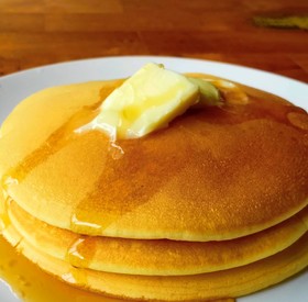重曹なし!米粉のふっくらパンケーキ
