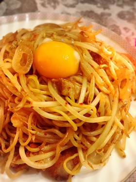 キムチ入り焼きそば