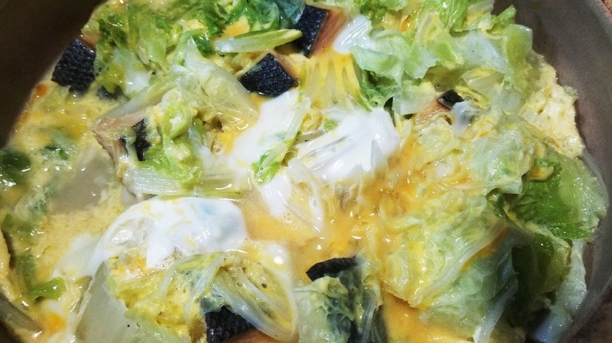 簡単！白菜と塩鮭の蒸し鍋の画像