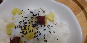 ホーロー鍋でも炊ける✨さつまいもご飯✨