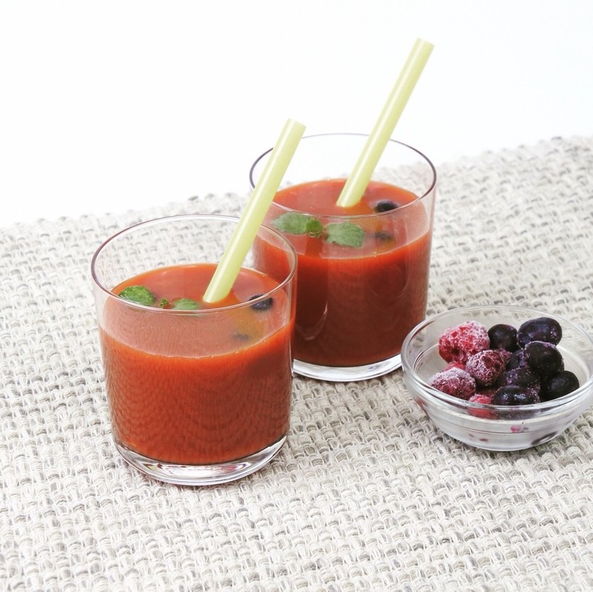 ビーガンスムージーのレシピ ベリーブラストのレシピ