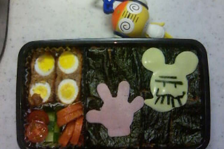 お弁当 どちら様 可愛いキャラが変顔に レシピ 作り方 By みたらしミカエル クックパッド 簡単おいしいみんなのレシピが353万品