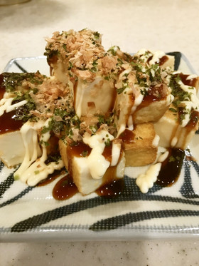 めっちゃ簡単‼︎ 厚揚げのお好み焼き風