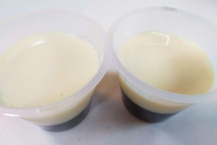 とろプル 豆乳とジュースの2色ゼリー レシピ 作り方 By あれっこ母さん クックパッド 簡単おいしいみんなのレシピが360万品