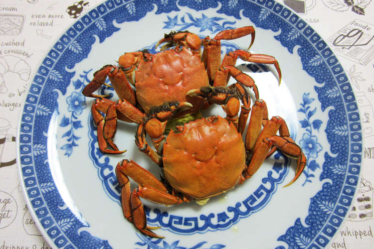 モクズガニ 蒸し蟹 レシピ 作り方 By クックgonbao クックパッド 簡単おいしいみんなのレシピが361万品