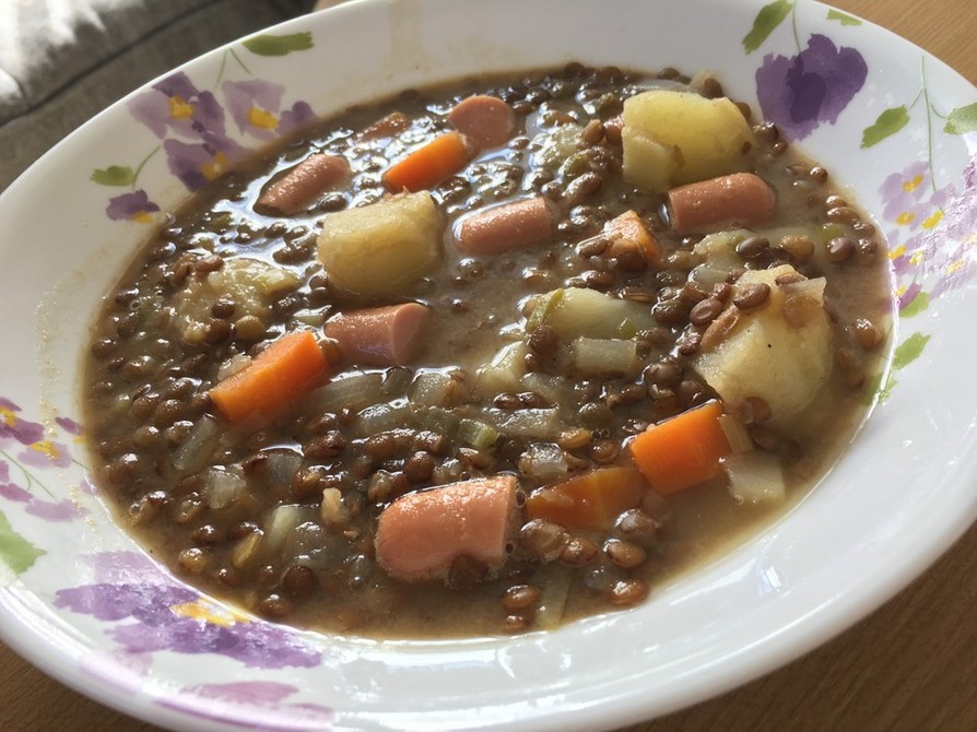 ドイツのレンズ豆スープ♥の画像