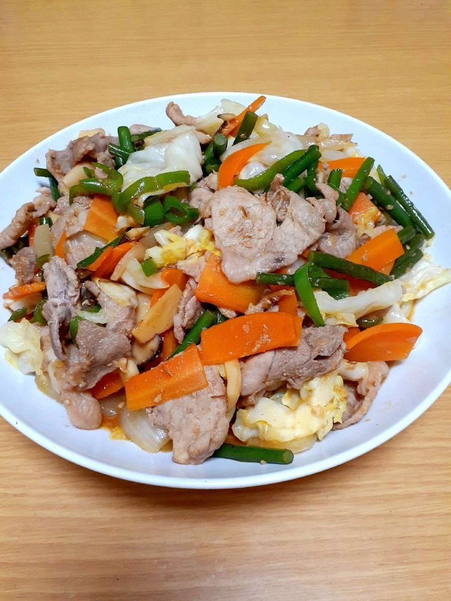 豚肉と野菜の味噌ダレ炒めの画像