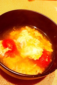 ホットクックでふんわりたまご中華スープ