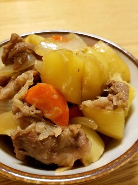 フライパンで簡単15分⭐ほっくり肉じゃが