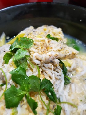 ☆お料理屋さんの☆白魚の卵とじ☆山椒入り