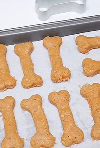 簡単の犬用おやつ 犬のククッキー