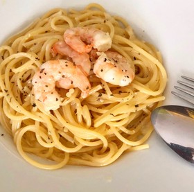 生クリーム海老パスタ♪