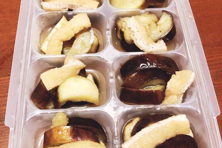 幼児食 取分け可 茄子と油揚げのさっと煮 レシピ 作り方 By 片山琴子 クックパッド