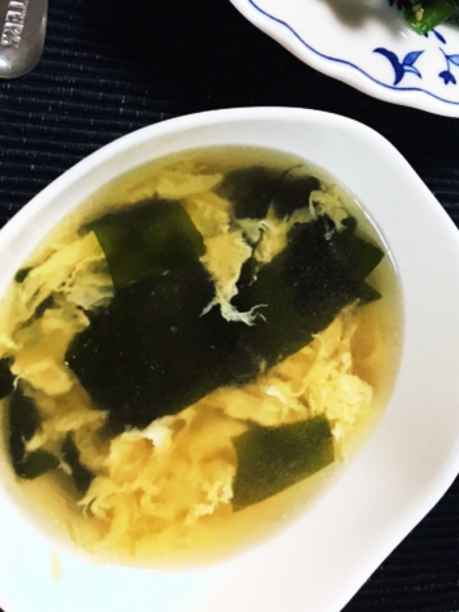 中華 卵スープの画像