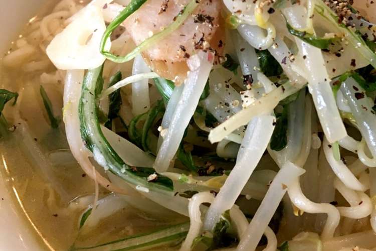 サッポロ一番 塩もやし らーめん レシピ 作り方 By クック やーっ クックパッド 簡単おいしいみんなのレシピが372万品