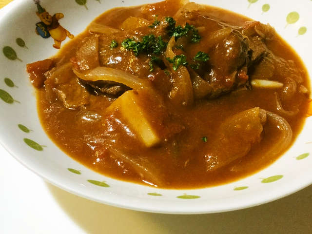 牛もも肉の赤ワイントマト煮込み レシピ 作り方 By ハッピーな料理番 クックパッド
