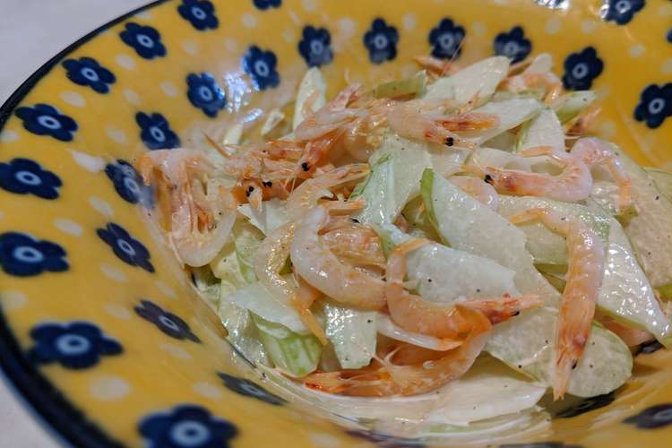釜揚げ桜えびとセロリのマヨサラダ レシピ 作り方 By ちゃいーの クックパッド 簡単おいしいみんなのレシピが357万品