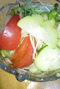 ♣ハヤトウリと柿入りサラダ