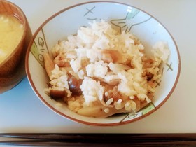 簡単炊き込みご飯~鶏~
