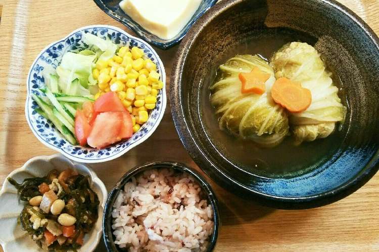 夕飯 ロール白菜 レシピ 作り方 By Msgnb1 クックパッド 簡単おいしいみんなのレシピが360万品